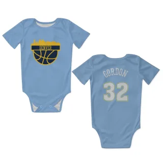 Denver Nuggets Aaron Gordon Blue   Power  Newborn & Infant Bodysuit