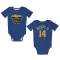 Denver Nuggets DaRon Holmes II Blue  Newborn & Infant Bodysuit