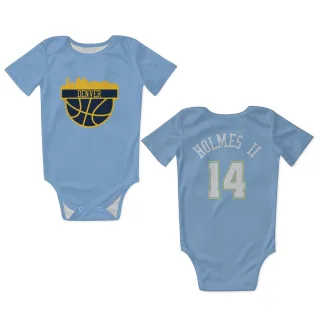 Denver Nuggets DaRon Holmes II Blue   Power  Newborn & Infant Bodysuit