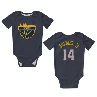 Denver Nuggets DaRon Holmes II Navy  Newborn & Infant Bodysuit