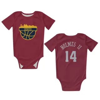 Denver Nuggets DaRon Holmes II Red  Newborn & Infant Bodysuit